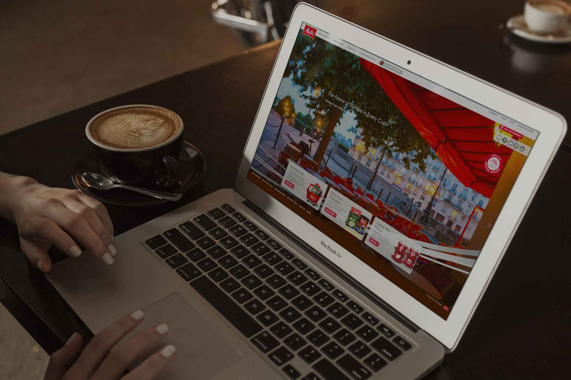 Melitta Coffee - Website Design
