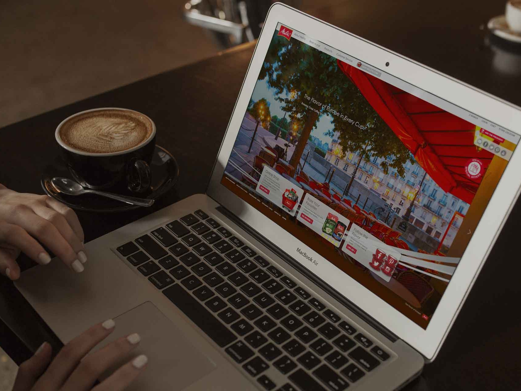 Melitta Coffee - Website Design